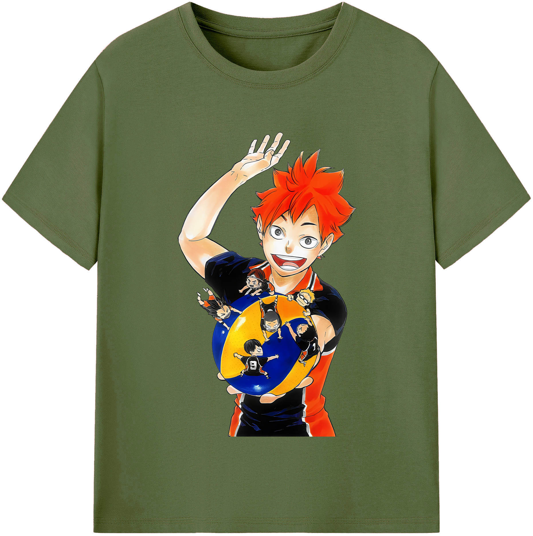 （画像用） ハイキュー!! Haikyu!! 綿100％半袖Tシャツ（フロントプリント）
